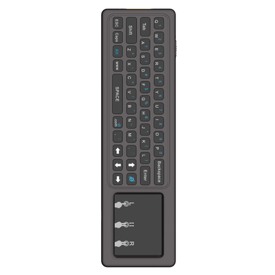 Black Universal Infrared Remote Control Keyboard Compatible With Windows / Linus