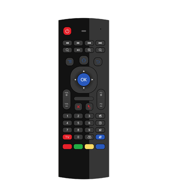 L'intelaiatura di plastica Android dell'ABS ha condotto il telecomando della TV con lampeggiante del LED