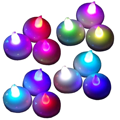 La luce di galleggiamento senza fiamma del tè di colore LED dell'arcobaleno esamina in controluce l'alta sicurezza di facile impiego